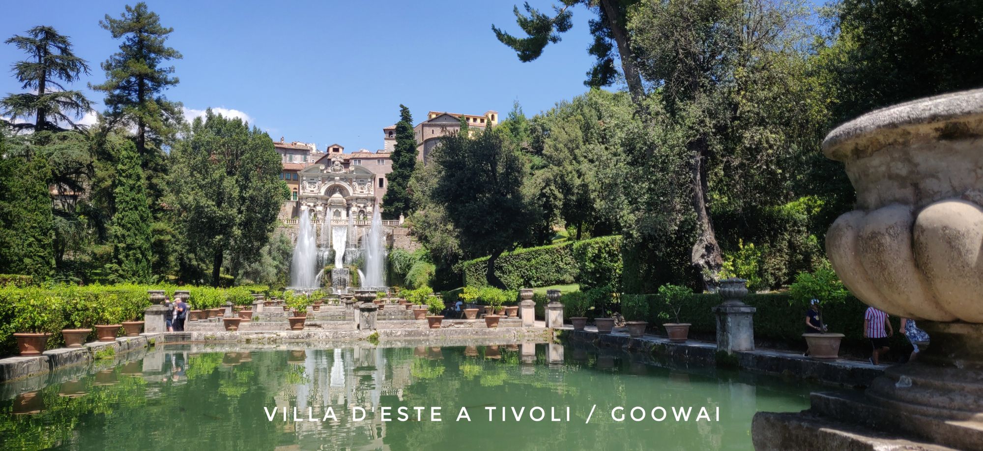 La villa d’Este a Tivoli le fontane