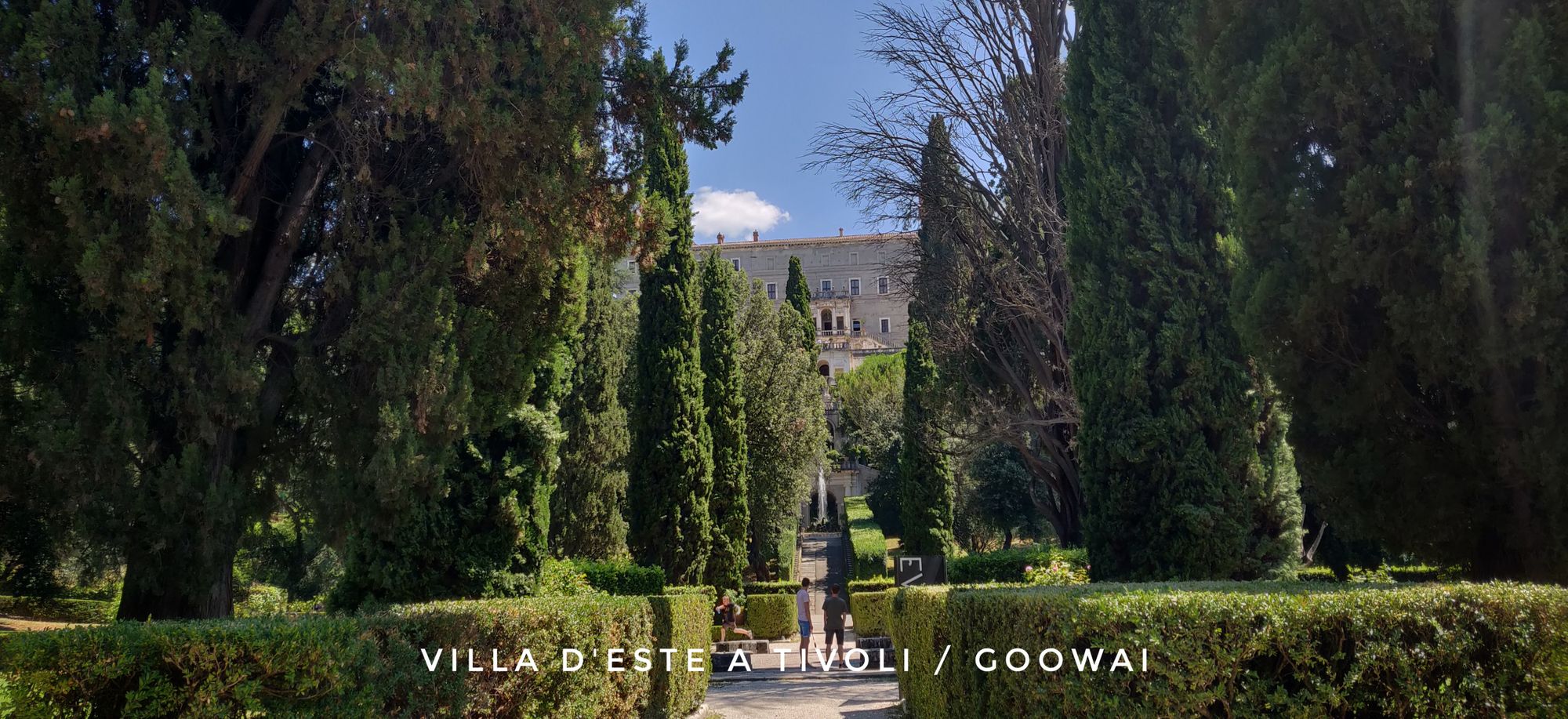 La villa d’Este a Tivoli i giardini